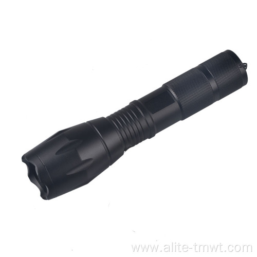 Range Zoom Rechargeable USB Tactical Flashlight for Outdoor